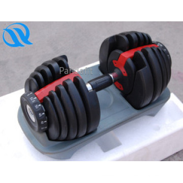 Fitness New Products Rubber Coated Adjustable Dumbbell